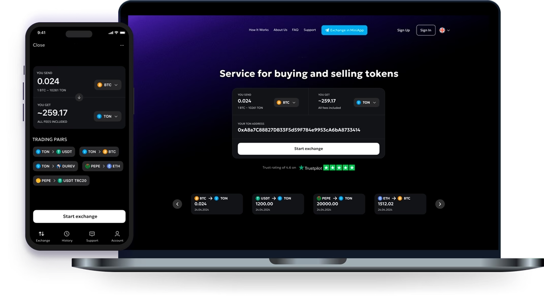 Exchange on multiple devices